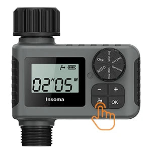 INSOMA Automatic Water Timer Intelligent Irrigation Watering System LCD Display IPX5 Sprinkler Timer Garden Programmer Equipment