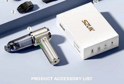 SZUK 985000Pa Car Vacuum Cleaner Portable Handheld Wireless Strong Suction Car Cleaner Cleaning Machine Mini Vacuum Cleaner