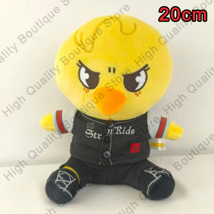 8pcs Skzoo Plush 25cm Kpop Cartoon Stuffed Animal Plushies Stray Kids Plush Doll Toys Kawaii JYP Adults KZ Fans Keychain  Gift