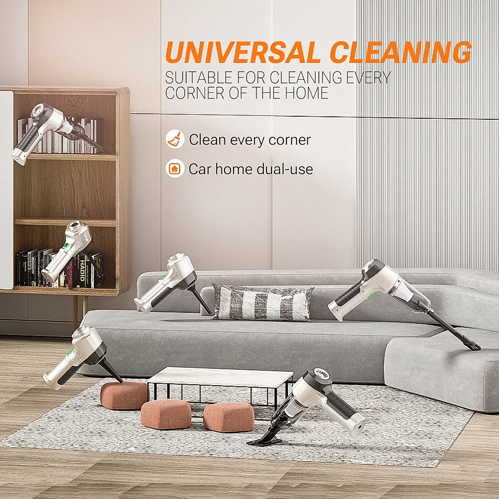 SZUK NEW C017MAX Car Vacuum Cleaner Wireless Mini Handheld Strong Suction Cleaning Machine Portable Vacuum Cleaner for Car Home