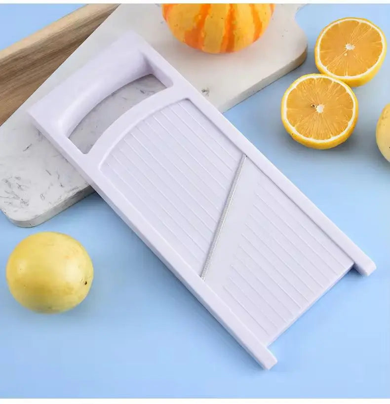 Potato Slicer Household Multi-functional Slicer Stainless Steel Hand-held Vegetable and Fruit Slicer Hanging Kitchen Tools