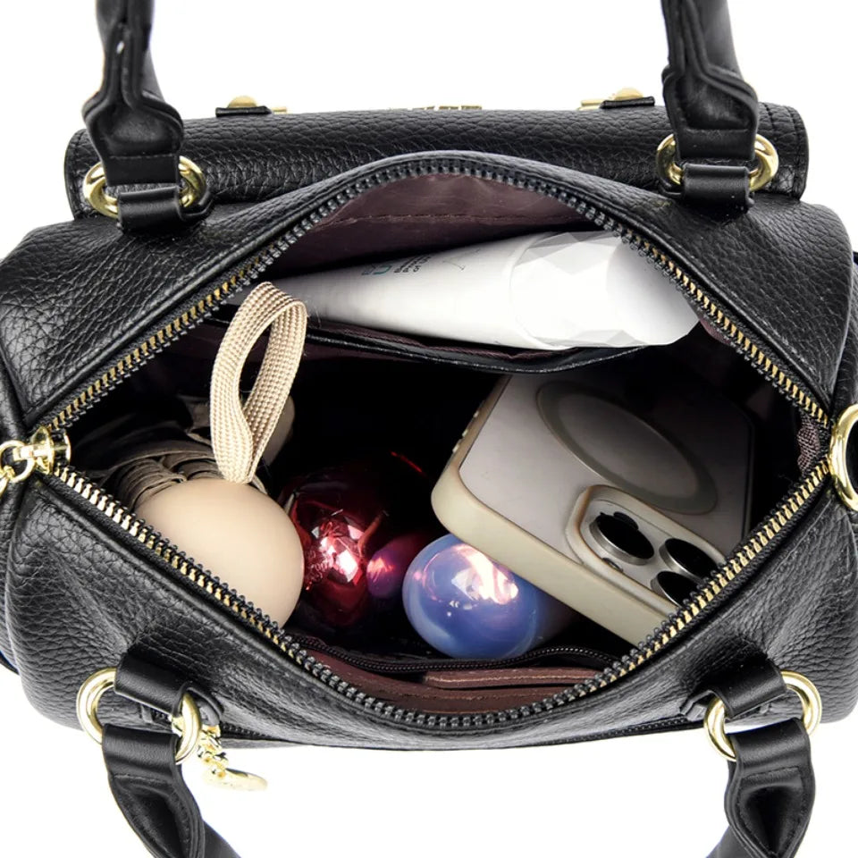 Luxury Designer Soft Leather Shoulder Crossbody Messenger Bags for Women 2026 High Quality Casual Ladies Purses and Handbags