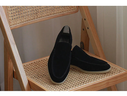 26 Men summer casual loafers made of suede, slip-on pull-on design, easy to wear and take off.LF1246