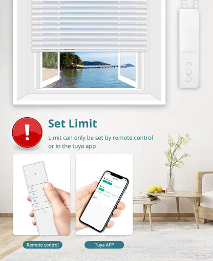 Zemismart Zigbee Smart Roller Shade Driver Electric Blinds Motor Power By Battery Works with Tuya Alexa Google Home Yandex Voice