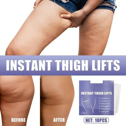 Leg & Buttock Lifting Invisible Thin Leg Stickers Firming Skin Tightening Tape Leg Hip Lifting Patch Thin Inner Sticker