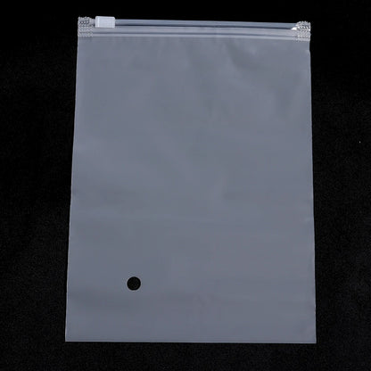5/10pcs Travel Frosted Ziplock Bag PE Storage Bag Plastic Zipper Translucent Bag Ziplock Bag Packaging Bag