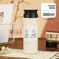 Portable Japanese Style 304 Stainless Steel Insulated Coffee Cup Spray Painted Element Cup Student Gift Car Use Thermos Mug
