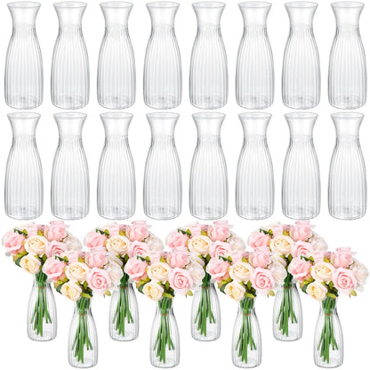 Stripe style vase, DIY floral decoration display, holiday and home decoration table decoration, wedding, home, dinner party