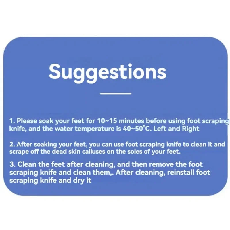 2pcs Feet Scraping Dead Skin Knife Foot Care Knife To Remove Dead Skin Knife Shaving Calluses To Remove Dead Skin Utensils