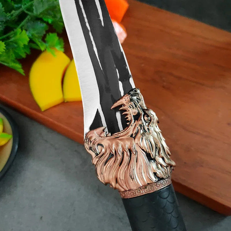 Buther Boning Knife Stainless Steel Chef Slicing Meat Fish Fruit Knife Sharp Plastic Handle Barbecue and Cooking Kitchen Knives