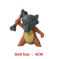 Pokemon Anime Action Figure Set - Pikachu Sun Elf Eevee Gengar Monsters Cartoon Model Toys Gift for Bulk Purchase