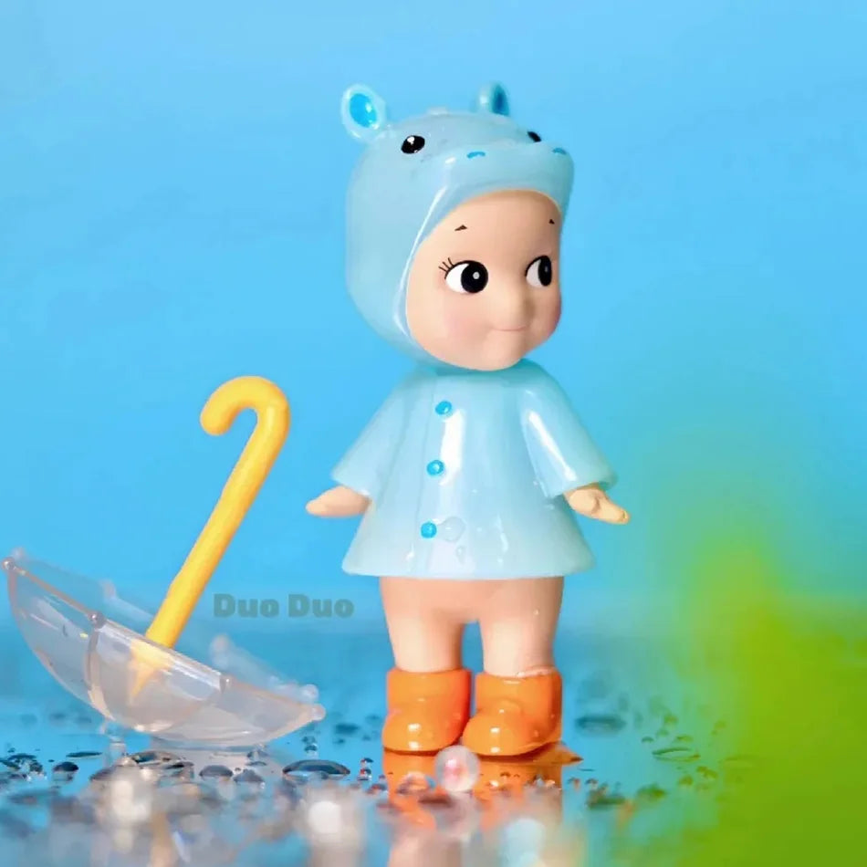 In Stock Mini I Love Rainy Day Series Blind Box Figure Cute Cartoon Doll Collectible Toy For Desktop Decoration Gift