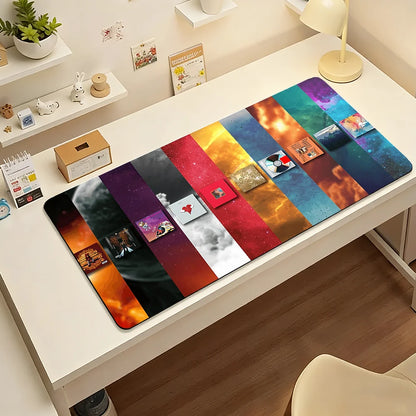 Singer K-Kanye W-West Mouse Pad Non-slip Desk Mat PC Laptop Accessories Rubber Office Keyboard Large Gamers Decoracion
