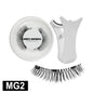 5 Magnets Glue Free Magnetic Lashes 3D Fluffy Faux Mink False Eyelashes With Mirror Case & Applicator