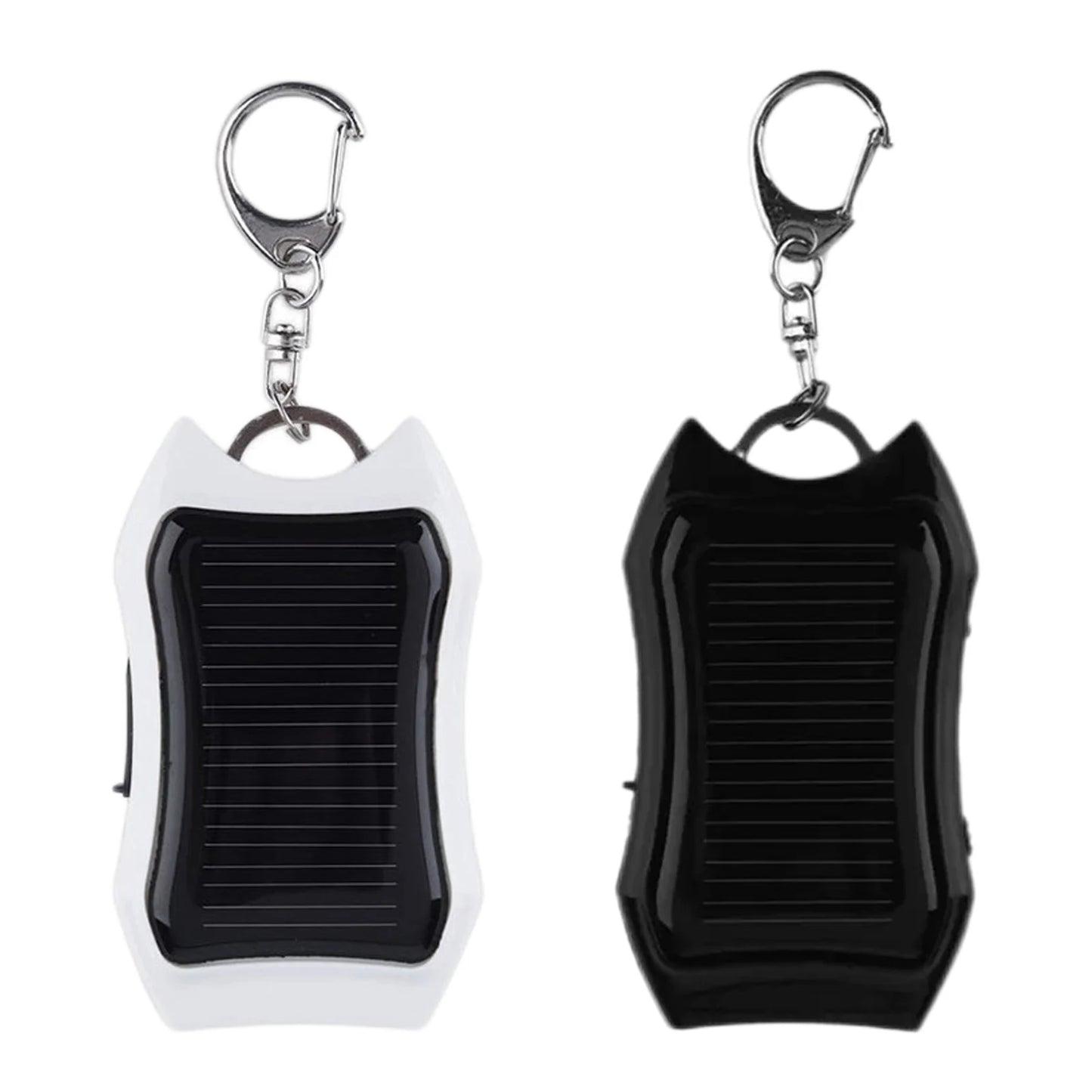 Keychain Cell Phone Backup Power Bank Universal Solar 950mAH Pocket Chargers with 3 LED Light Charging Equipment for Most Device