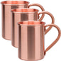 100% Copper Moscow Mule Mug 1/2/3/4PCS Durable Coppery Beer Mugs Coffee Mug Milk Cup Pure Copper Bar Cup Drinkware