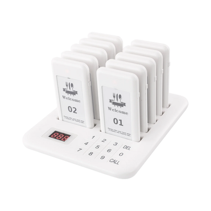 Wireless Restaurant Pager System Guest Customer Waiter Queue Calling Paging Beeper Pager Buzzer For Food Court Cafe  Beach Bar