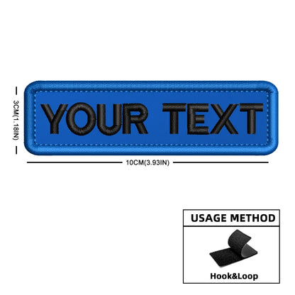Custom Name Patch Color Matches Personalized Patches Embroidered Military Tactical Badge Stripes Emblems for Backpack Jacket