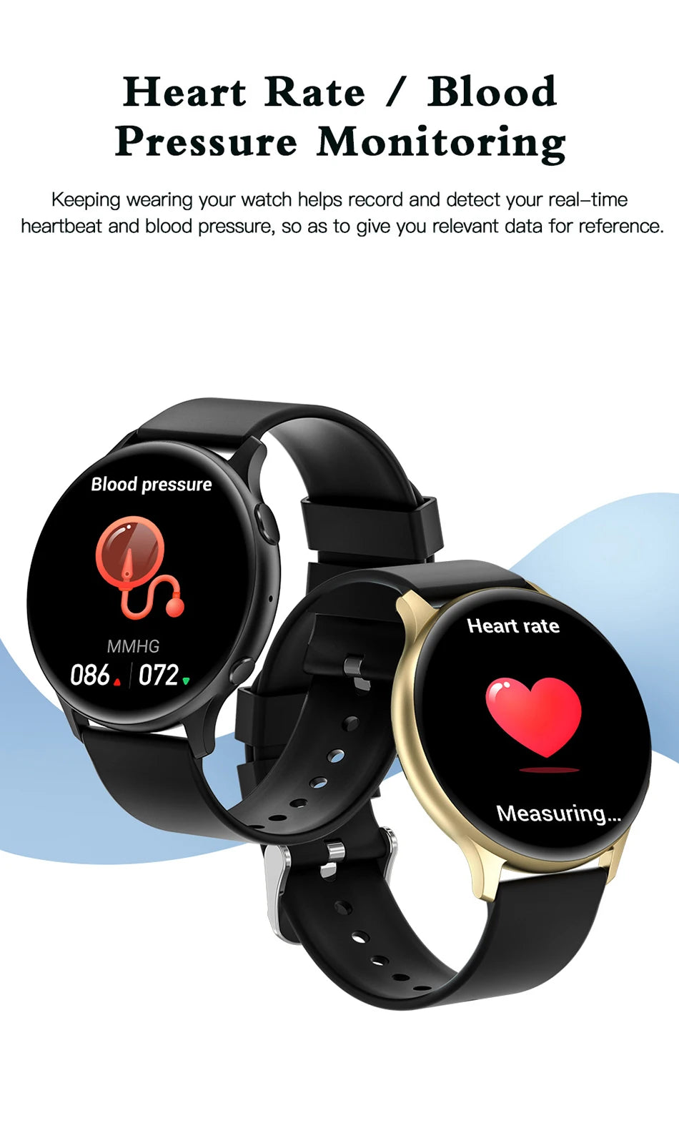 LIGE Nowy Smartwatch z Pomiarem Temperatury Ciała Damski Męski Ekran HD 360 Odbieranie Połączeń Wybieranie Połączeń Smartwatch Męskie Zegarki dla Kobiet Bransoletka