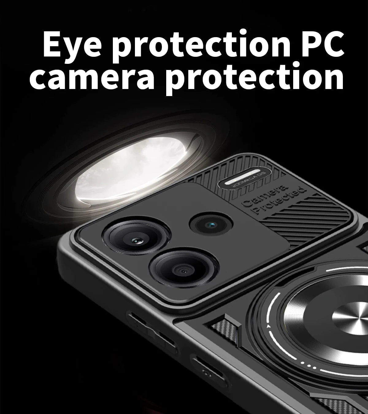 For Redmi Note 13 Pro Plus Case Armor Shockproof Phone Cover for Xiaomi Redmy Note13 Pro + Plus 5G Car Magnetic Holder Funda