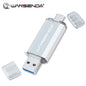 Hotsale WANSENDA USB Flash Drive Type C Pen Drive 512GB 256GB 128GB 64GB 32GB 16GB USB Stick 3.0 Pendrive for Type-C Device/PC