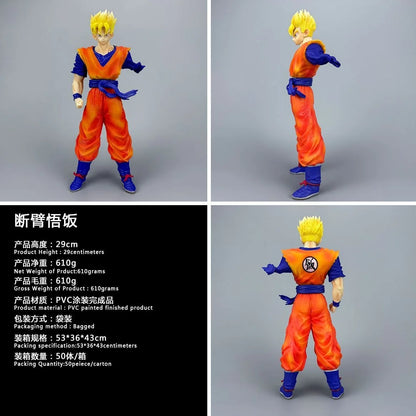 Super Saiyan Future Son Gohan One Armed Action Figure Dragon Ball Anime Collectible Model Desktop Decoration For Fans Bagged