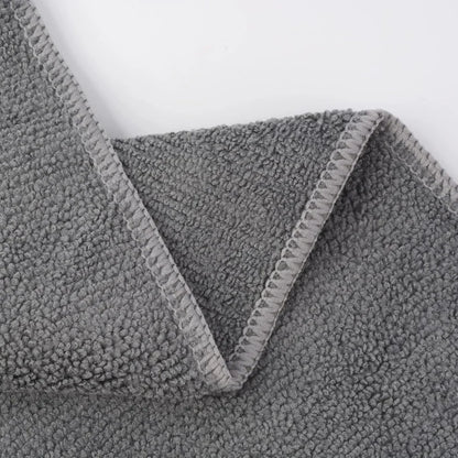 5/10pcs Kitchen Towel, Ultra-fine Fiber Light Gray Cleaning Cloth Set, Absorbent, Soft And Stain-removing Cloth