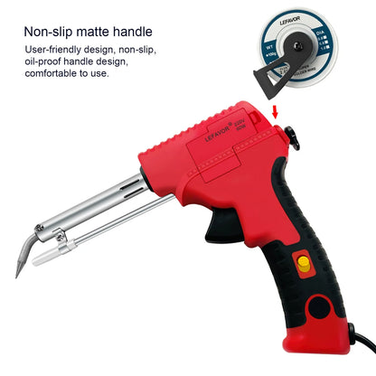 Electric Soldering Iron Gun Hand-held Internal Heating Soldering Iron Automatically Send Tin Gun Soldering Welding Repair Tool
