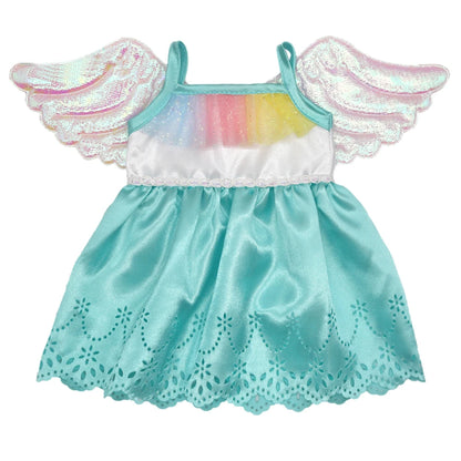Fits 17-18inch American Doll and New Born Doll Clothes Fashion Dresses, Hooded Jumpsuit, Cardigan Strap Skirts Toys Gifts