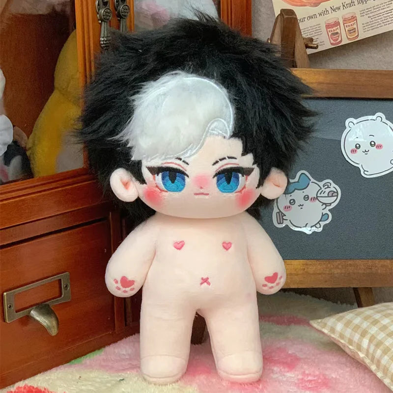 20cm Kawaii Plush Cotton Doll Idol Stuffed Super Star Figure Dolls Twelve Constellations Doll Can Change Clothes Gift
