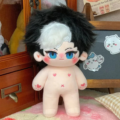 20cm Kawaii Plush Cotton Doll Idol Stuffed Super Star Figure Dolls Twelve Constellations Doll Can Change Clothes Gift
