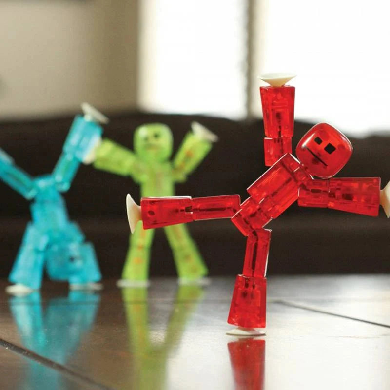 Suction Cup Toys Sticky Robbot Toys for Boys Funny Deformable Action Figure Sucker Toys for Kids Adult Birthday Gifts