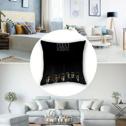 TV Series Pillow Covers Cartoon Sofa Decorative Home Double-sided Printing Short Plush Cute Cushion P-Peaky B-Blinders Cover