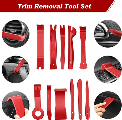 Car Interior Disassembly Tool Trim Removal Tools Kit Auto Removal Tool Kit Door Panel Radio Stereo Audio Dash Terminal Removal