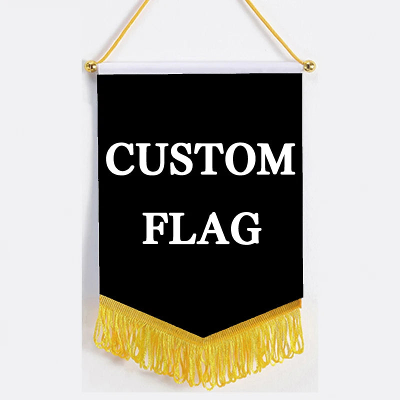 aerxemrbrae   Square Football Team Flag basketball teams activity flags Custom Logo Customized Exchange Pennant Hanging banner