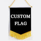 aerxemrbrae   Square Football Team Flag basketball teams activity flags Custom Logo Customized Exchange Pennant Hanging banner