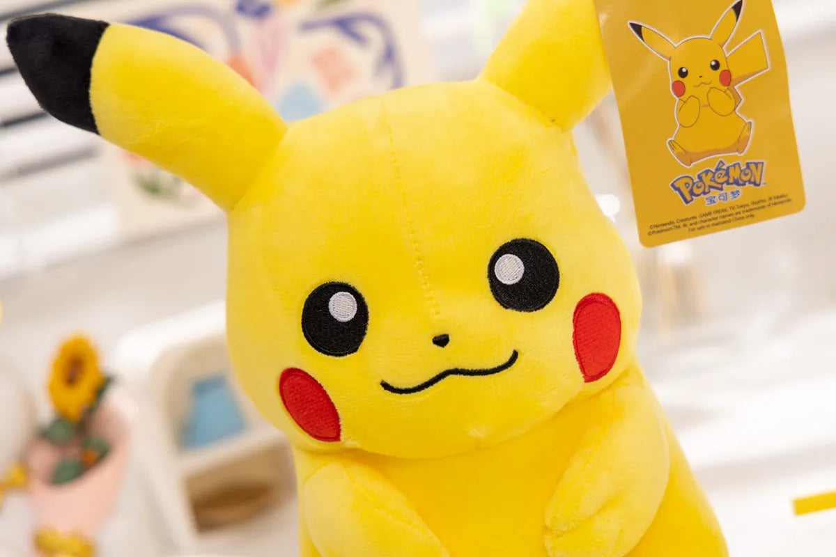 Original Pokemon Newest Plush Yamper Litten Emolga Stuffed Doll Sylveon Vulpix Gengar Plushies Pikachu Xmas Anime Mew Toys Gifts