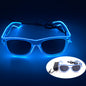 New Cool Cyberpunk Style Glasses Glowing Party Decor Luminous LED Sunglasses Lighting Up Bar Rave Music Dancing Party