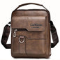 Sleek Multi-color Faux Leather Crossbody Bag Adjustable-strap Lightweight for Daily Commute Casual Stylish Functional Men’s Bag