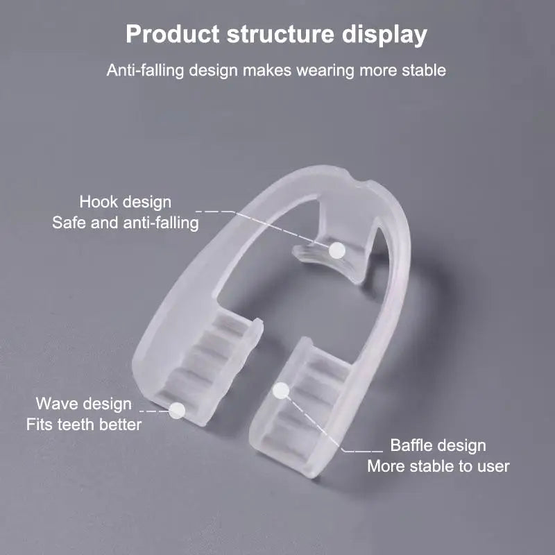 💄1/2/5pcs Bruxism Mouth Guard Sleep Mouthguard Splint Clenching Dental Braces Alignment Trainer Sleep Aid Teeth Protector Tools