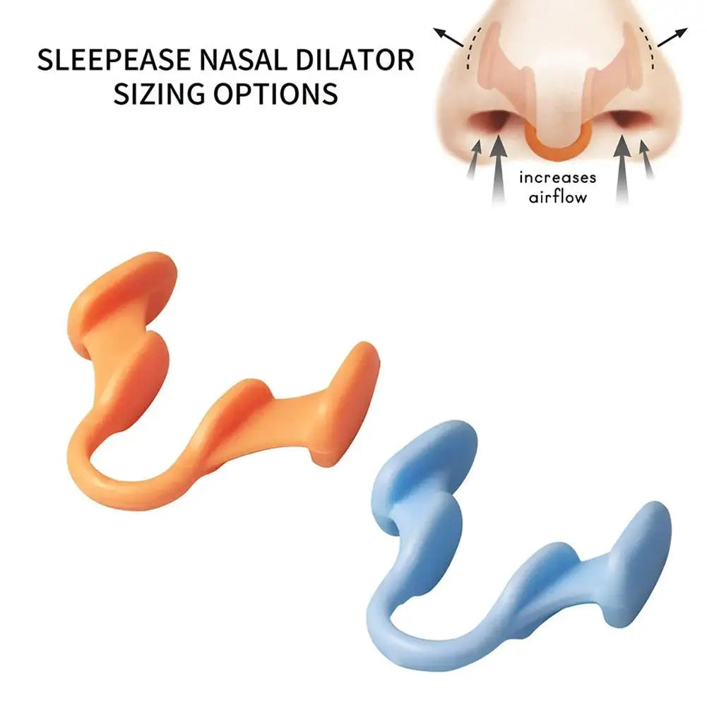 Silicone Nasal Dilator Stop Snoring Silicone Nose Clip Sport Easy Breath Nasal Clip Stop Snoring Aid Device Improve Sleeping
