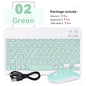 Hebrew/Spanish//Russian/Korean Portable 10 inch Wireless Keyboard and Keyboard set For iPad Samsung Tablet Laptop IOS Android