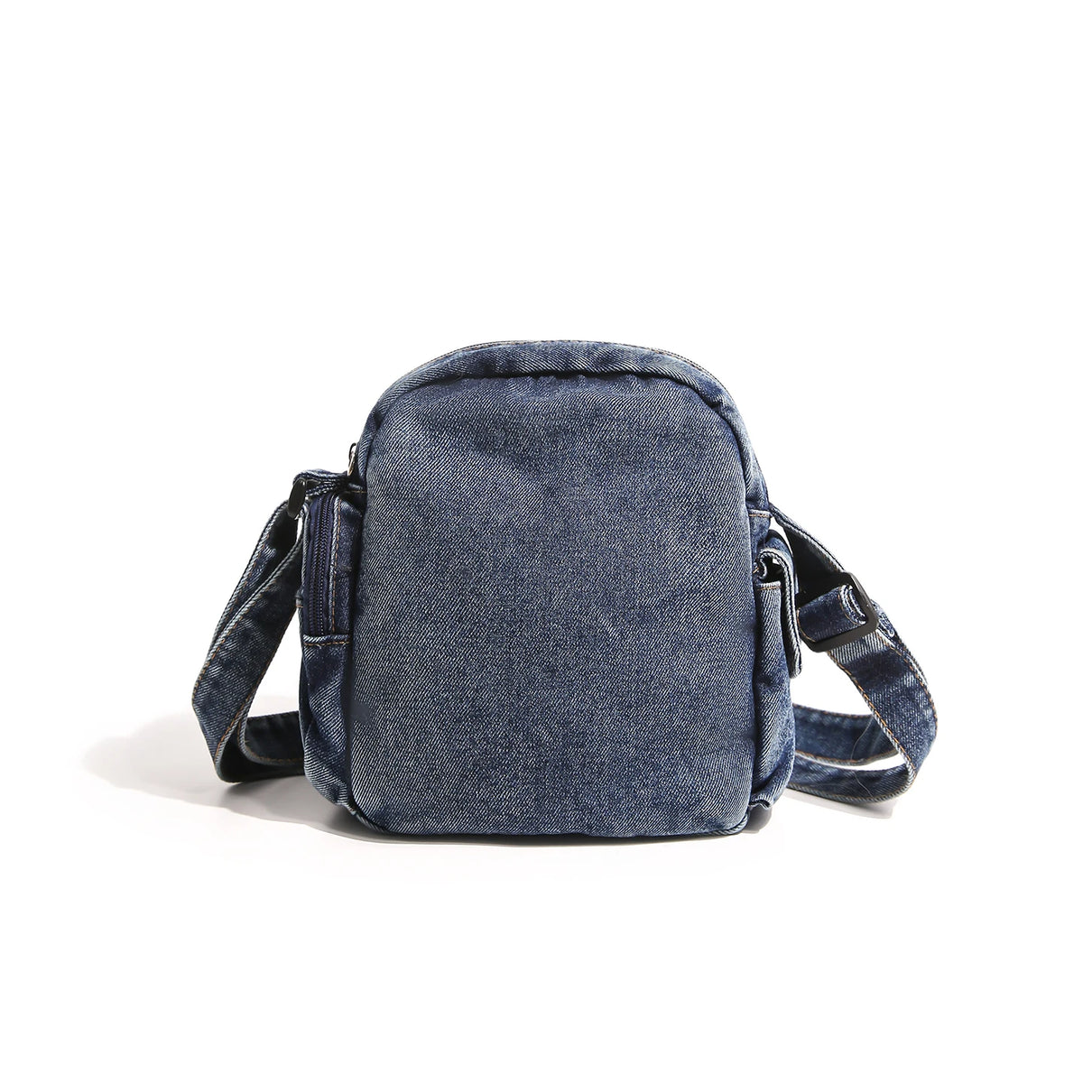 Denim Messenger Bags Women 100% Cotton Crossbody Bags Men More Cloth Shoulder Bags Washed Canvas Flap Packages Travel Purse