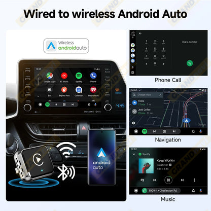 Wireless CarPlay For Apple iPhone Airplay Smart AI Box Bluetooth WiFi Android Auto Connect Car System 3in1 Car Play Adapter