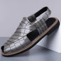 Men's Summer Breathable Soft-Soled Roman Sandals Anti-Slip Comfortable Slip-On Casual Covered-Toe Shoes-2021