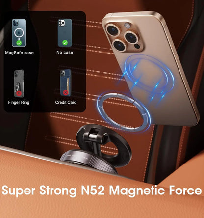 Car Mount Electric Vacuum Magnetic Holder 360° Adjustable Foldable Strong Suction Stand For GPS in Car For All Smartphones