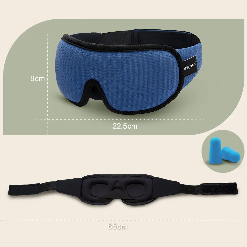 Blocking Light Sleep Eye Mask Soft Padded Travel Shade Cover Rest Relax Sleeping Blindfold Eye Cover Sleep Mask Eyepatch