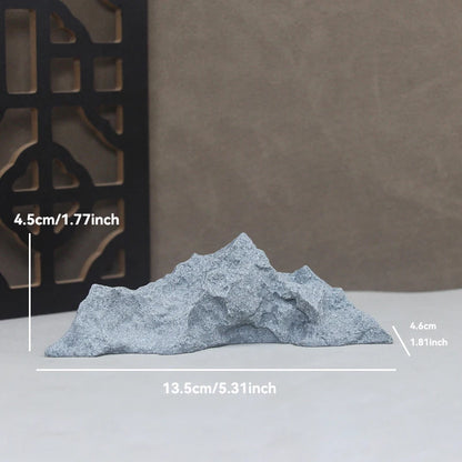 Sandstone Stone Miniature Mountain Fairy Garden Bonsai Rockery Lanscaping Ornaments Aquarium Decoration Accessories Home Decor