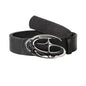 Punk Waist Belt with Geometric Alloy Needle Buckle, Stylish Men Women Accessory, Strap Suitable for Daily Wear and Gift Giving