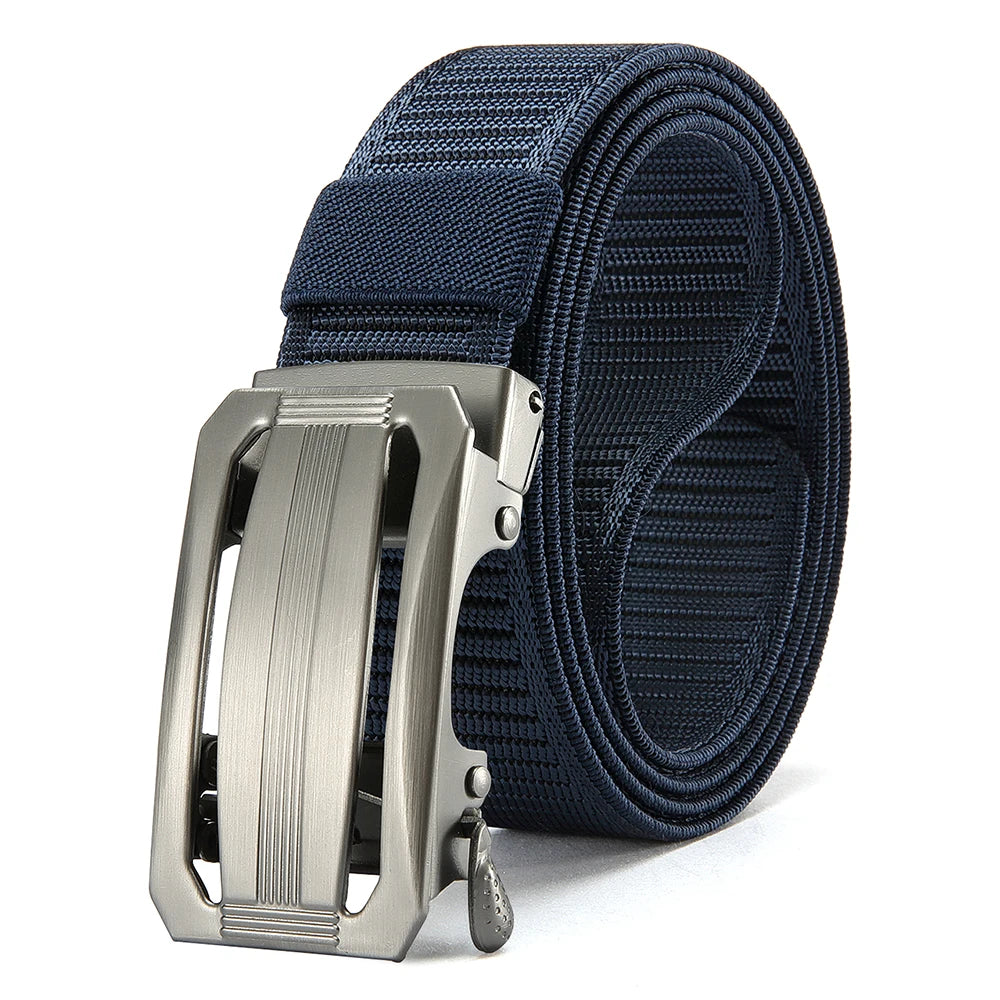 Automatic Buckle Light Comfortable Nylon Military Belt Outdoor Hunting Multifunctional Tactical Canvas Belt High Quality Men Bel